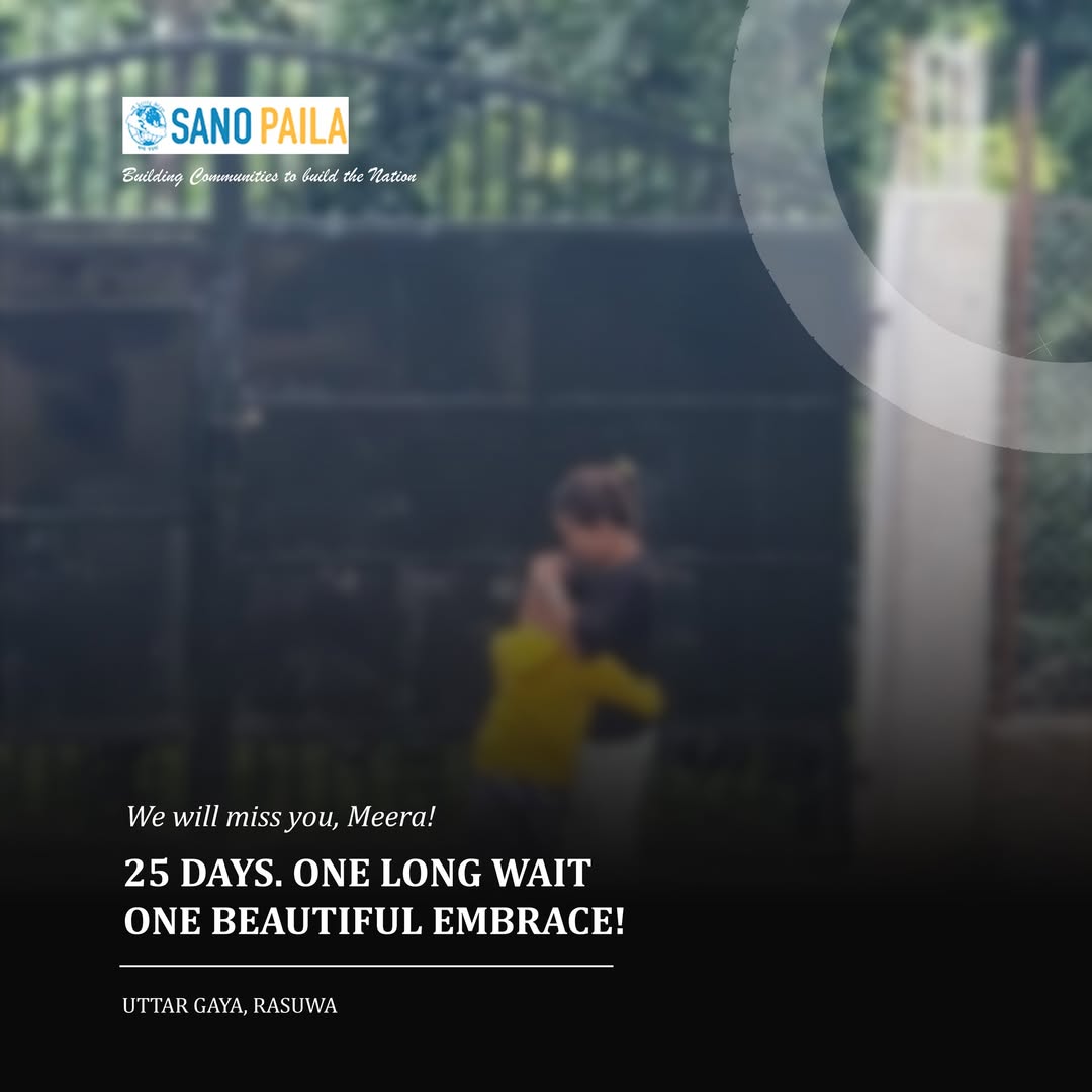 25 Days. One Long Wait. One Beautiful Embrace!