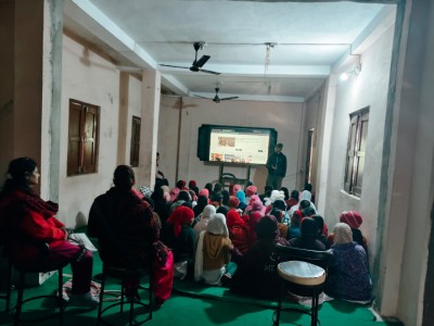 Sano Paila was at the Kanya School, today!