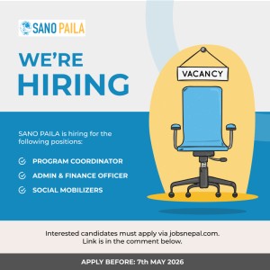 Program Coordinator - 1 Person