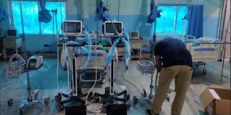 Sano Paila Arranges Ventilators for Birgunj